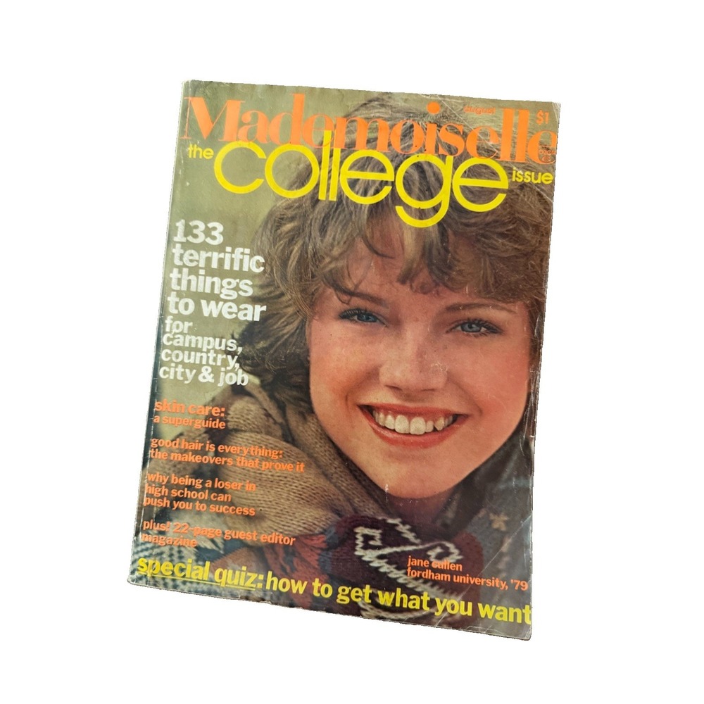 Vintage 1975 Mademoiselle Magazine College Edition